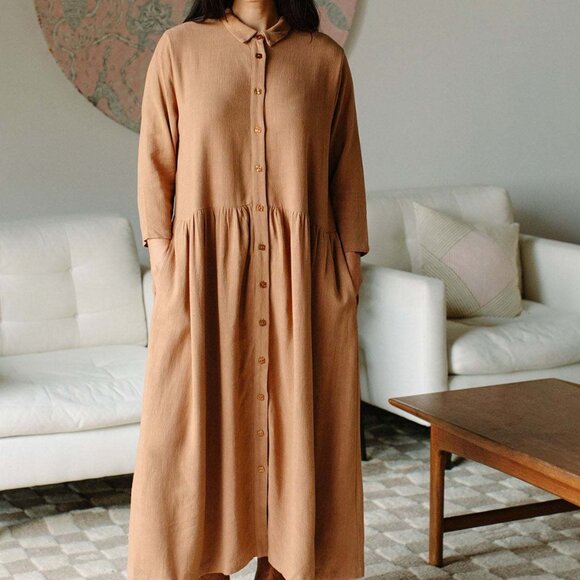 Rachel Pally Leo Dress in Nutmeg in Size Small - Picture 4 of 9